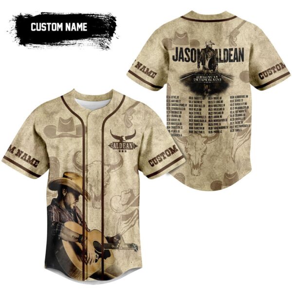 Jason Aldean Baseball Jersey For Men Women And Kids Gift for Fans
