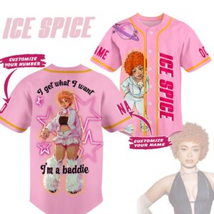 Ice Spice Baseball Jersey For Men Women And Kids Gift for Fans