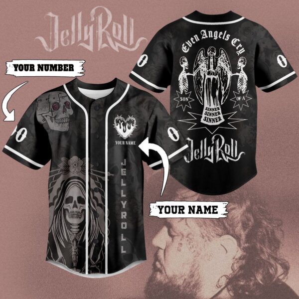 Jelly Roll Baseball Jersey For Men Women And Kids Gift for Fans