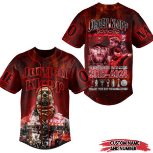 Jurgen Klopp Baseball Jersey For Men Women And Kids Gift for Fans 3