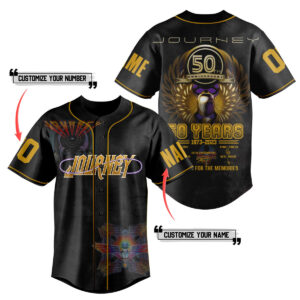 Journey Gift for Fansth Anniversary Baseball Jersey For Men Women And Kids Gift for Fans 1