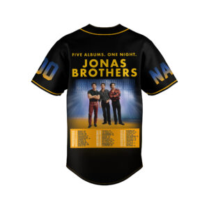 Jonas Brothers Baseball Jersey For Men Women And Kids Gift for Fans 1