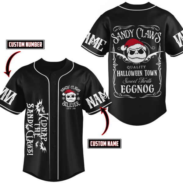 Kidnap the Sandy Claws Baseball Jersey For Men Women And Kids Gift for Fans