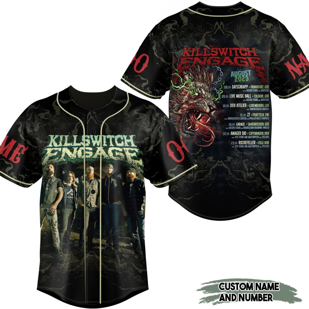 Killswitch Engage Baseball Jersey For Men Women And Kids Gift for Fans Killswitch Engage Baseball Jersey For Men Women And Kids Gift for Fans