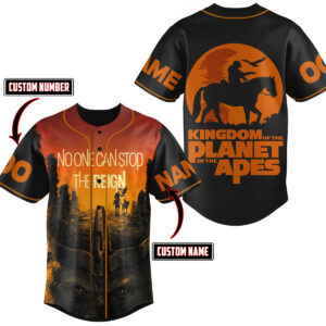Kingdom Of The Planet Of The Apes Baseball Jersey For Men Women And Kids Gift for Fans