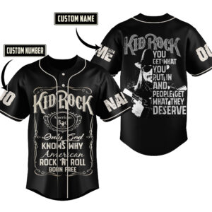 Kid Rock Baseball Jersey For Men Women And Kids Gift for Fans
