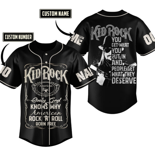 Kid Rock Baseball Jersey For Men Women And Kids Gift for Fans