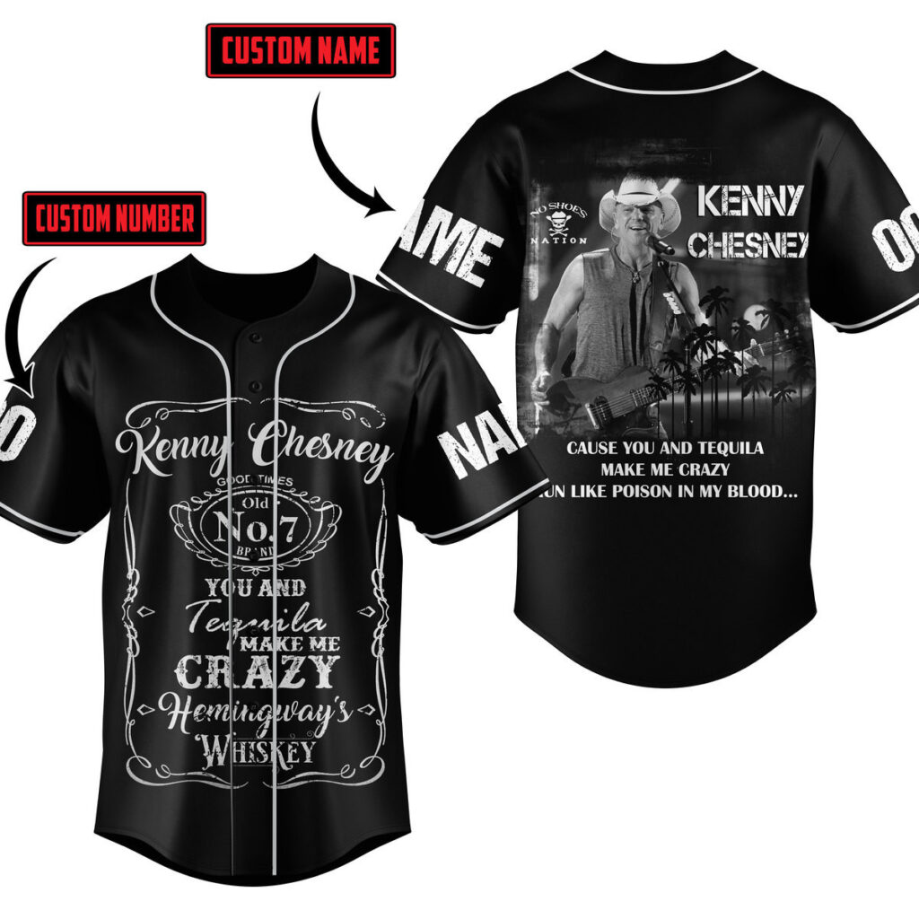 Kenny Chesney Baseball Jersey For Men Women And Kids Gift for Fans Kenny Chesney Baseball Jersey For Men Women And Kids Gift for Fans