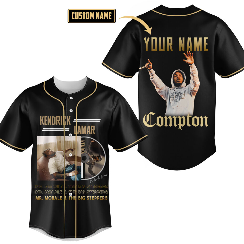 Kendrick Lamar Baseball Jersey For Men Women And Kids Gift for Fans Kendrick Lamar Baseball Jersey For Men Women And Kids Gift for Fans
