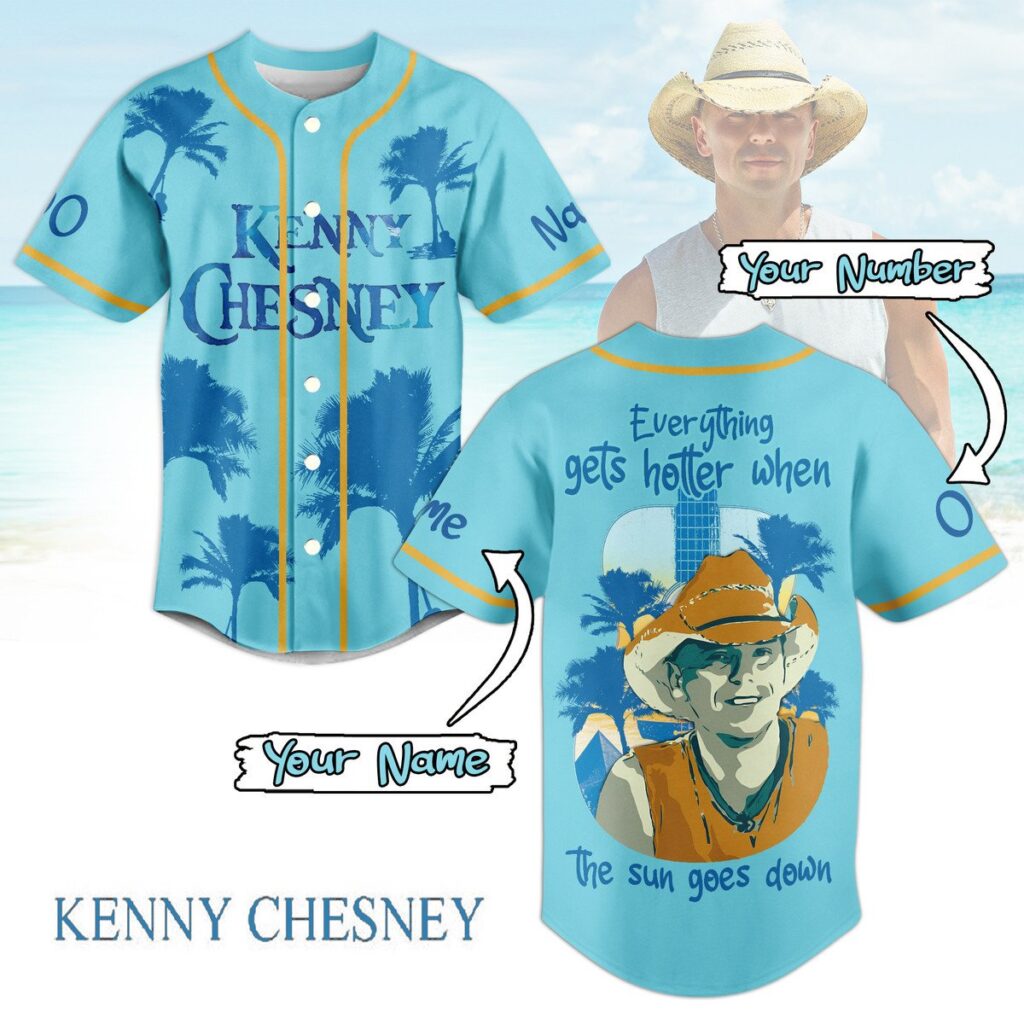 Kenny Chesney Baseball Jersey For Men Women And Kids Gift for Fans Kenny Chesney Baseball Jersey For Men Women And Kids Gift for Fans