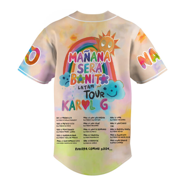 Karol G Baseball Jersey For Men Women And Kids Gift for Fans