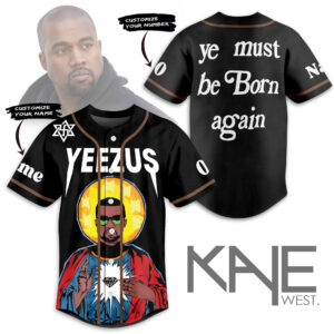 Kanye West Baseball Jersey For Men Women And Kids Gift for Fans