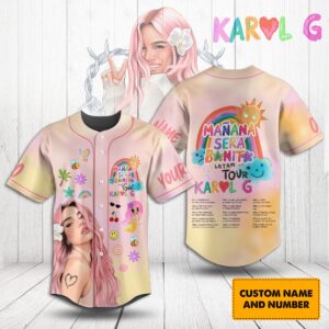 Karol G Baseball Jersey For Men Women And Kids Gift for Fans