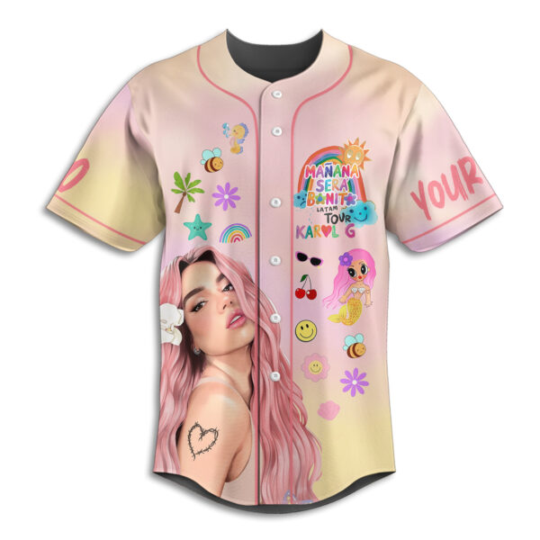 Karol G Baseball Jersey For Men Women And Kids Gift for Fans