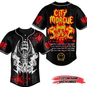 City Morgue Baseball Jersey For Men Women And Kids Gift for Fans