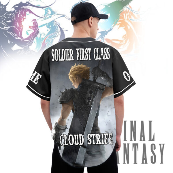 Cloud Strife Baseball Jersey For Men Women And Kids Gift for Fans