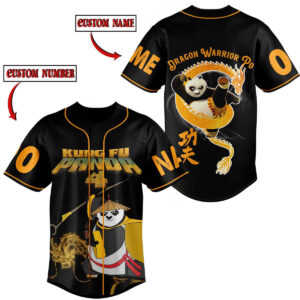 Kung Fu Panda Gift for Fans Baseball Jersey For Men Women And Kids Gift for Fans