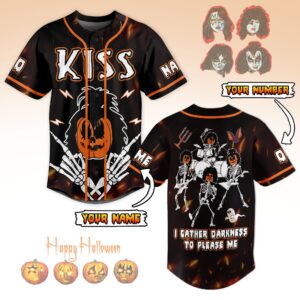 Kiss Rock Band Baseball Jersey For Men Women And Kids Gift for Fans