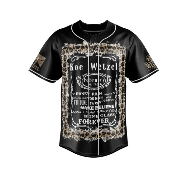 Koe Wetzel Baseball Jersey For Men Women And Kids Gift for Fans