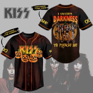Kiss Rock Band Baseball Jersey For Men Women And Kids Gift for Fans