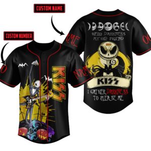Kiss Baseball Jersey For Men Women And Kids Gift for Fans 1