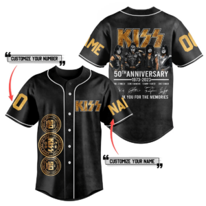 Kiss Baseball Jersey For Men Women And Kids Gift for Fans