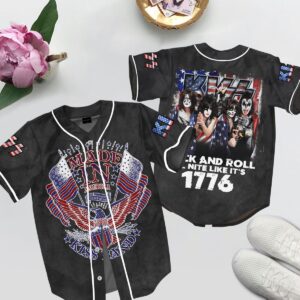 Kiss Baseball Jersey For Men Women And Kids Gift for Fans