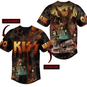 Kiss Baseball Jersey For Men Women And Kids Gift for Fans 3
