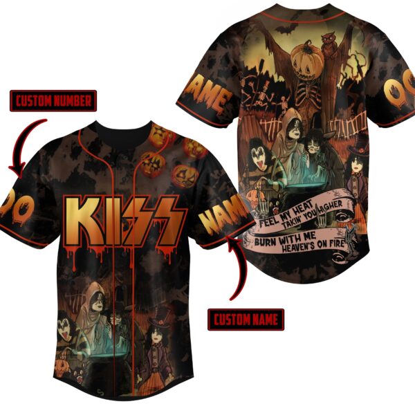 Kiss Baseball Jersey For Men Women And Kids Gift for Fans