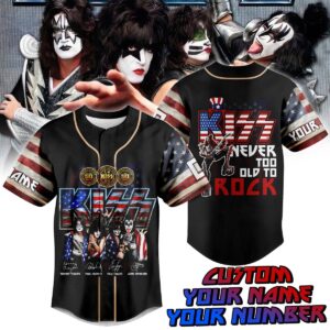 Kiss Baseball Jersey For Men Women And Kids Gift for Fans