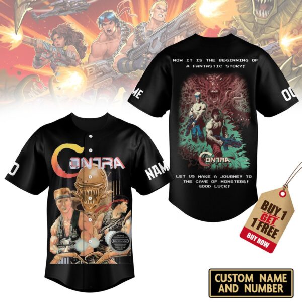 Contra Baseball Jersey For Men Women And Kids Gift for Fans