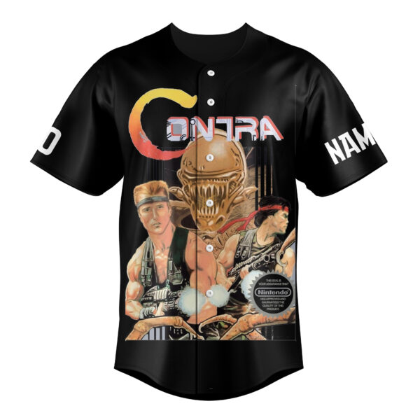 Contra Baseball Jersey For Men Women And Kids Gift for Fans