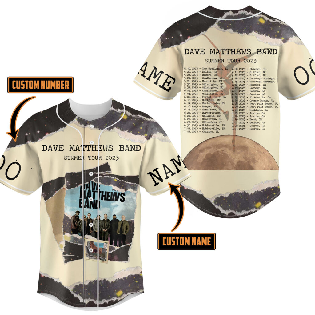 Dave Matthews Baseball Jersey For Men Women And Kids Gift for Fans Dave Matthews Baseball Jersey For Men Women And Kids Gift for Fans