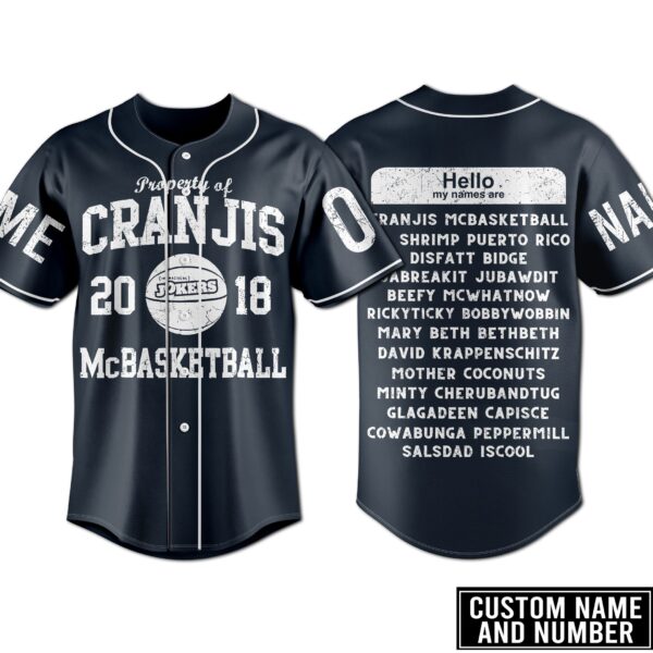 Cranjis Mc Basketball Baseball Jersey For Men Women And Kids Gift for Fans
