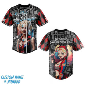 Daddy Lil Monster Baseball Jersey For Men Women And Kids Gift for Fans