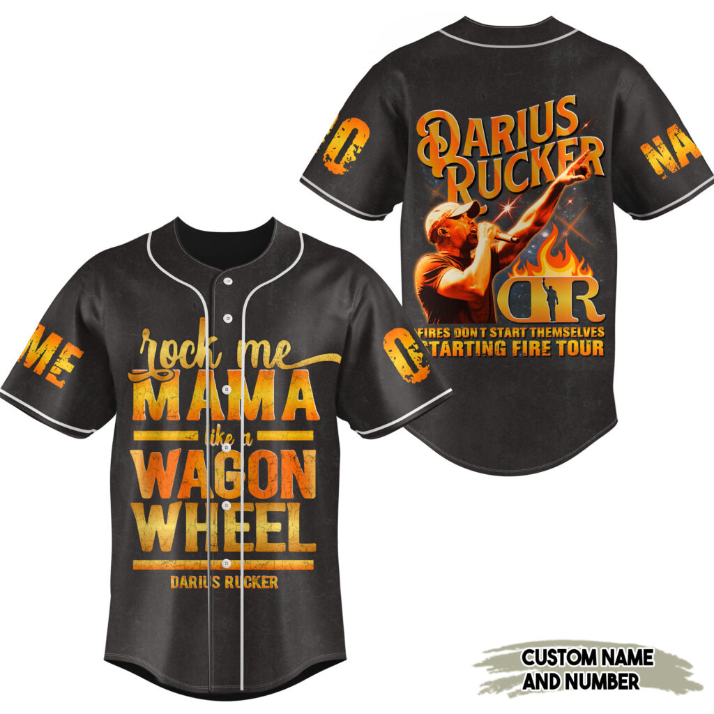 Darius Rucker Baseball Jersey For Men Women And Kids Gift for Fans Darius Rucker Baseball Jersey For Men Women And Kids Gift for Fans