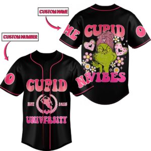 Cupid Baseball Jersey For Men Women And Kids Gift for Fans 3