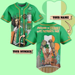 Conor McGregor Baseball Jersey For Men Women And Kids Gift for Fans