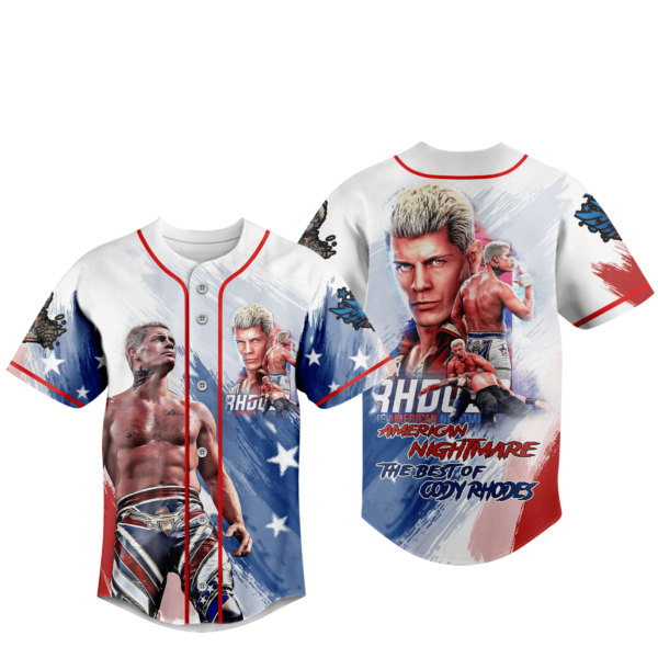 Cody Rhodes Baseball Jersey For Men Women And Kids Gift for Fans