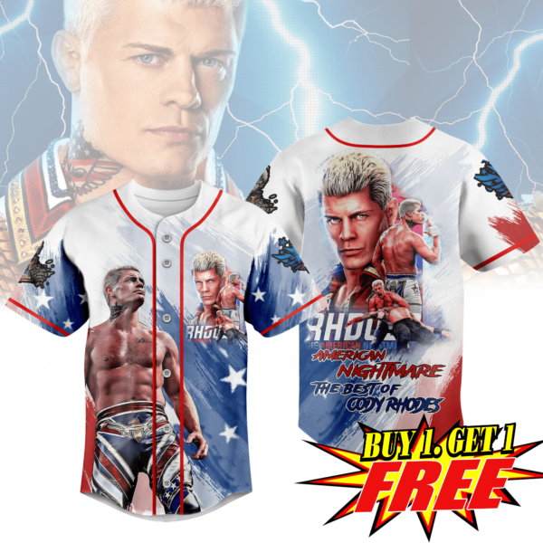 Cody Rhodes Baseball Jersey For Men Women And Kids Gift for Fans