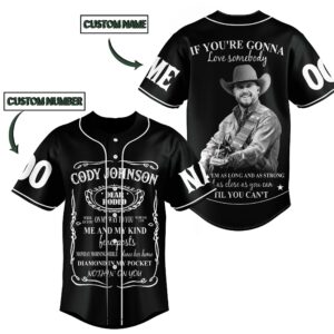 Cody Johnson Baseball Jersey For Men Women And Kids Gift for Fans