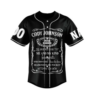 Cody Johnson Baseball Jersey For Men Women And Kids Gift for Fans 3