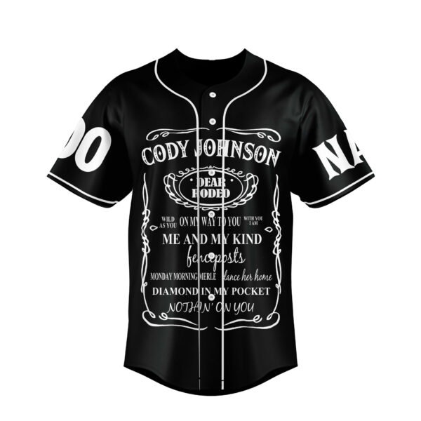Cody Johnson Baseball Jersey For Men Women And Kids Gift for Fans