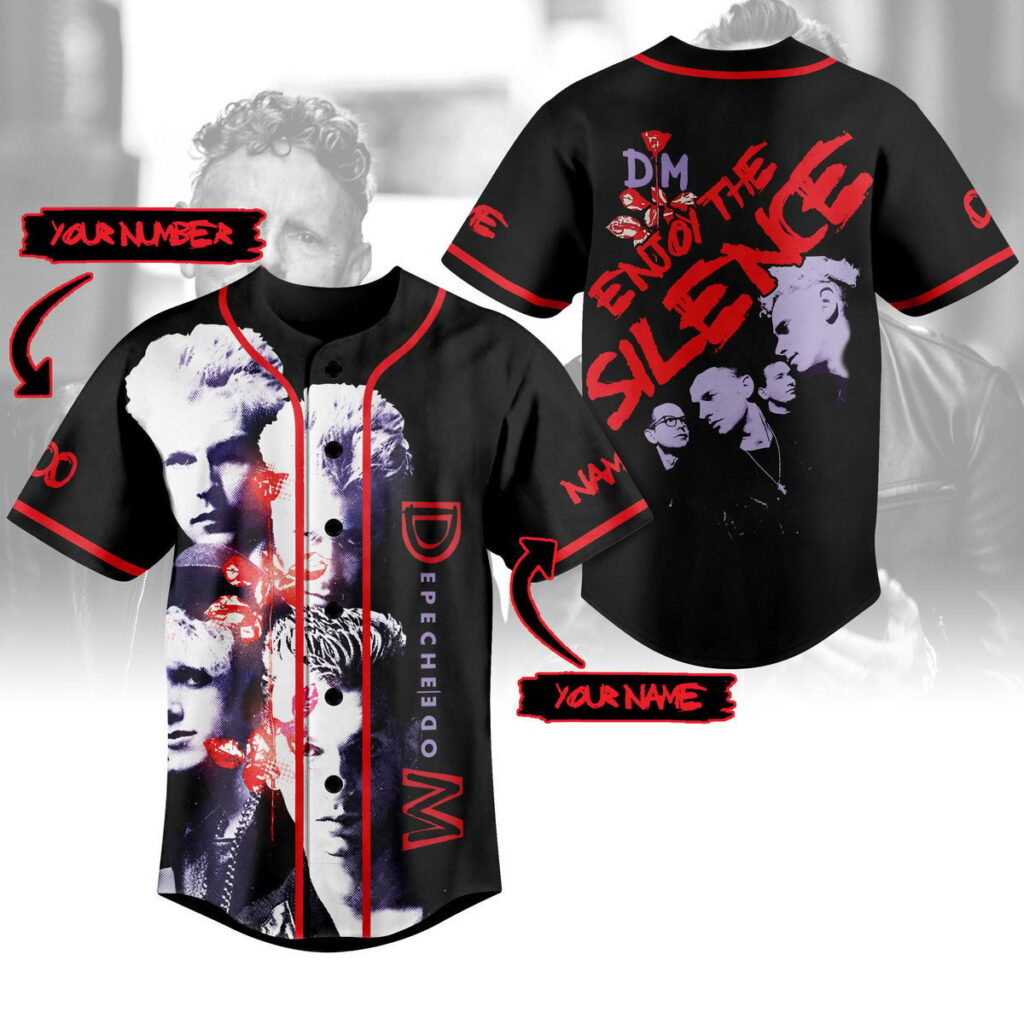 Depeche Mode Baseball Jersey For Men Women And Kids Gift for Fans Depeche Mode Baseball Jersey For Men Women And Kids Gift for Fans