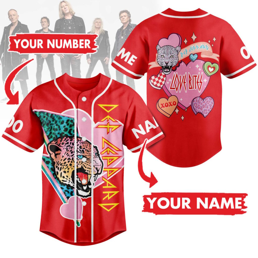 Def Leppard Baseball Jersey For Men Women And Kids Gift for Fans Def Leppard Baseball Jersey For Men Women And Kids Gift for Fans