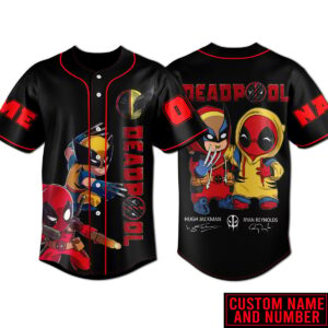 Deadpool Baseball Jersey For Men Women And Kids Gift for Fans