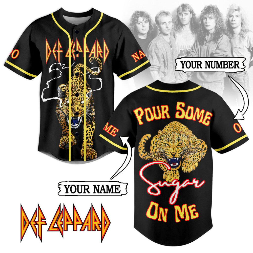 Def Leppard Baseball Jersey For Men Women And Kids Gift for Fans Def Leppard Baseball Jersey For Men Women And Kids Gift for Fans