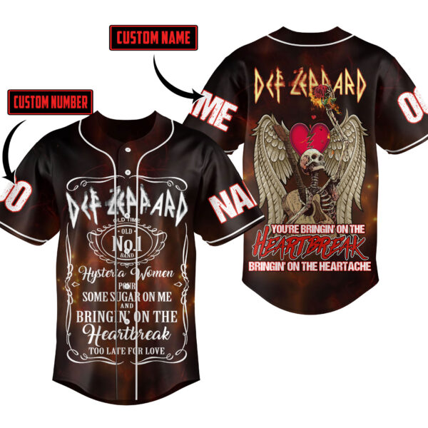Def Leppard Baseball Jersey For Men Women And Kids Gift for Fans
