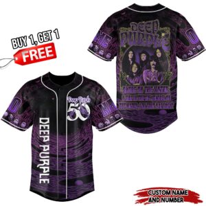 Deep Purple Baseball Jersey For Men Women And Kids Gift for Fans