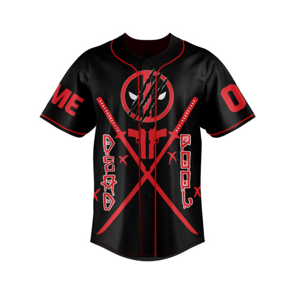 Deadpool In My Defense Baseball Jersey For Men Women And Kids Gift for Fans
